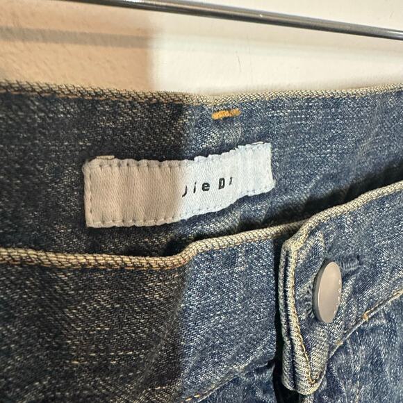 NEW Jieda Cutting Wide Denim Indigo Split Seam Jeans Japan Size 4 US Size 32 - Picture 4 of 16